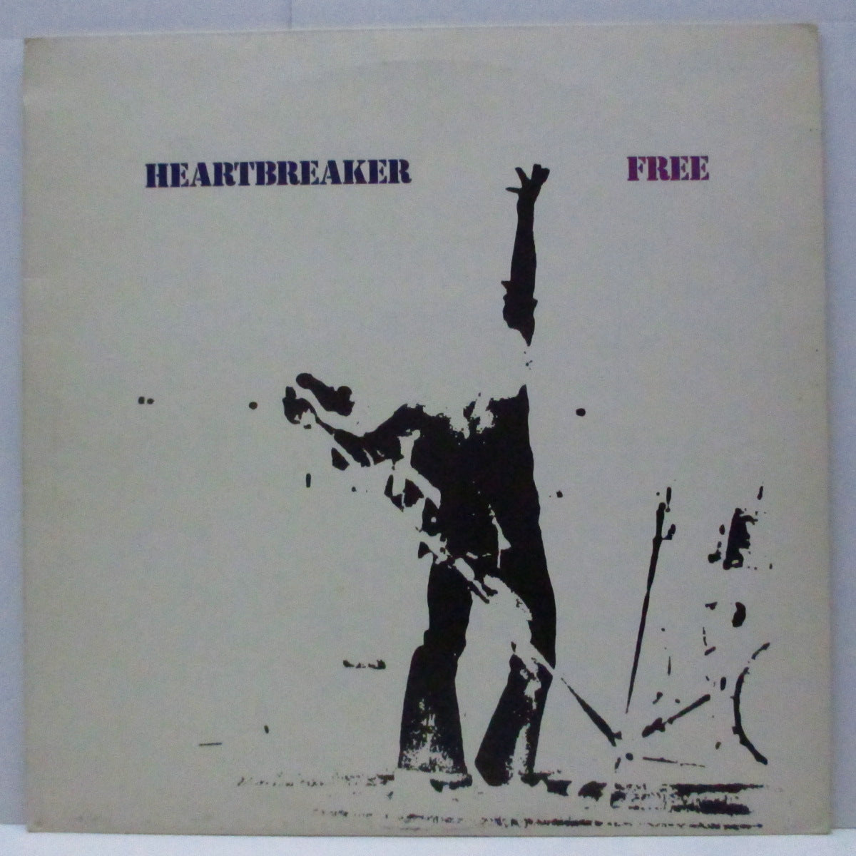 FREE (フリー) - Heartbreaker (UK '73 再発「ピンクリム/パームトゥリー」ラベ LP+薄紙インナー) 最後のスタジオアルバム!
