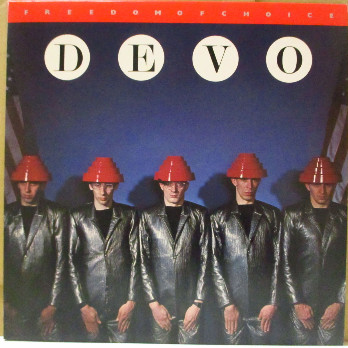 DEVO (ディーヴォ) - 欲望心理学 - Freedom Of Choice (Japan '80 オリジナル LP+2xインサート/帯欠) 3rdアルバム