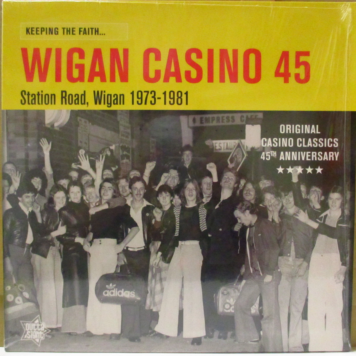 V.A. (Outta Sight社監修のシリーズ・ノーザン・コンピ) - Wigan Casino 45 (UK '18 オリジナル限定モノラル LP) 英ノーザン聖地45周年企画コンピ第一弾
