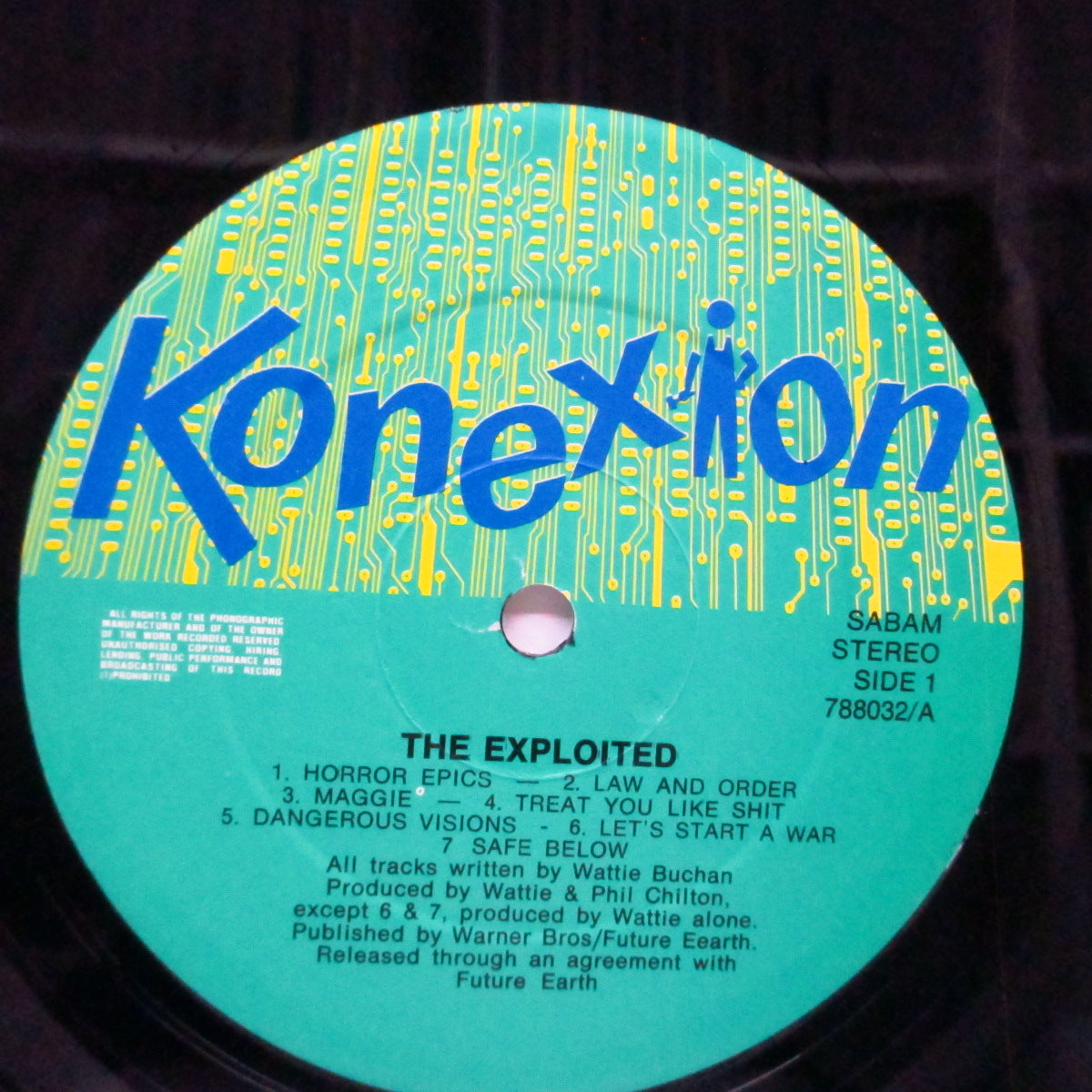 EXPLOITED, THE (ジ・エクスプロイテッド) - Fools Gold! (Belgium オリジナル LP)