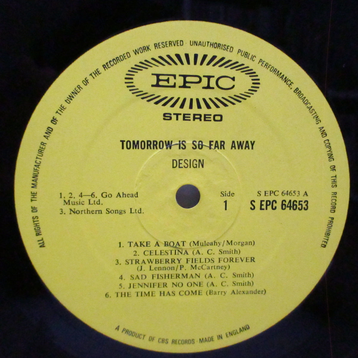 DESIGN (デザイン) - Tomorrow Is So Far Away (UK オリジナル LP+インサート)英サンシャインポップ '72年セカンドアルバム!