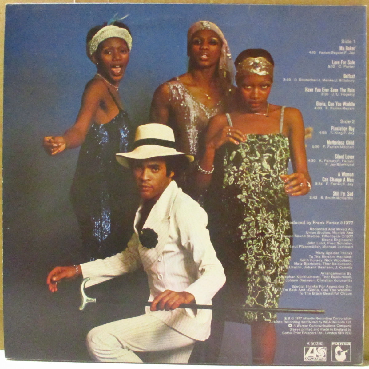 BONEY M. (ボニー・エム) - Love For Sale (UK '77 オリジナル・ステレオ LP) セカンド・アルバム!