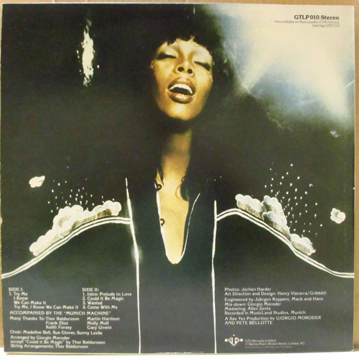 DONNA SUMMER (ドナ・サマー) - A Love Trilogy (UK 70's 「ラベリム文字上半分」再発ステレオLP)サード・アルバム!