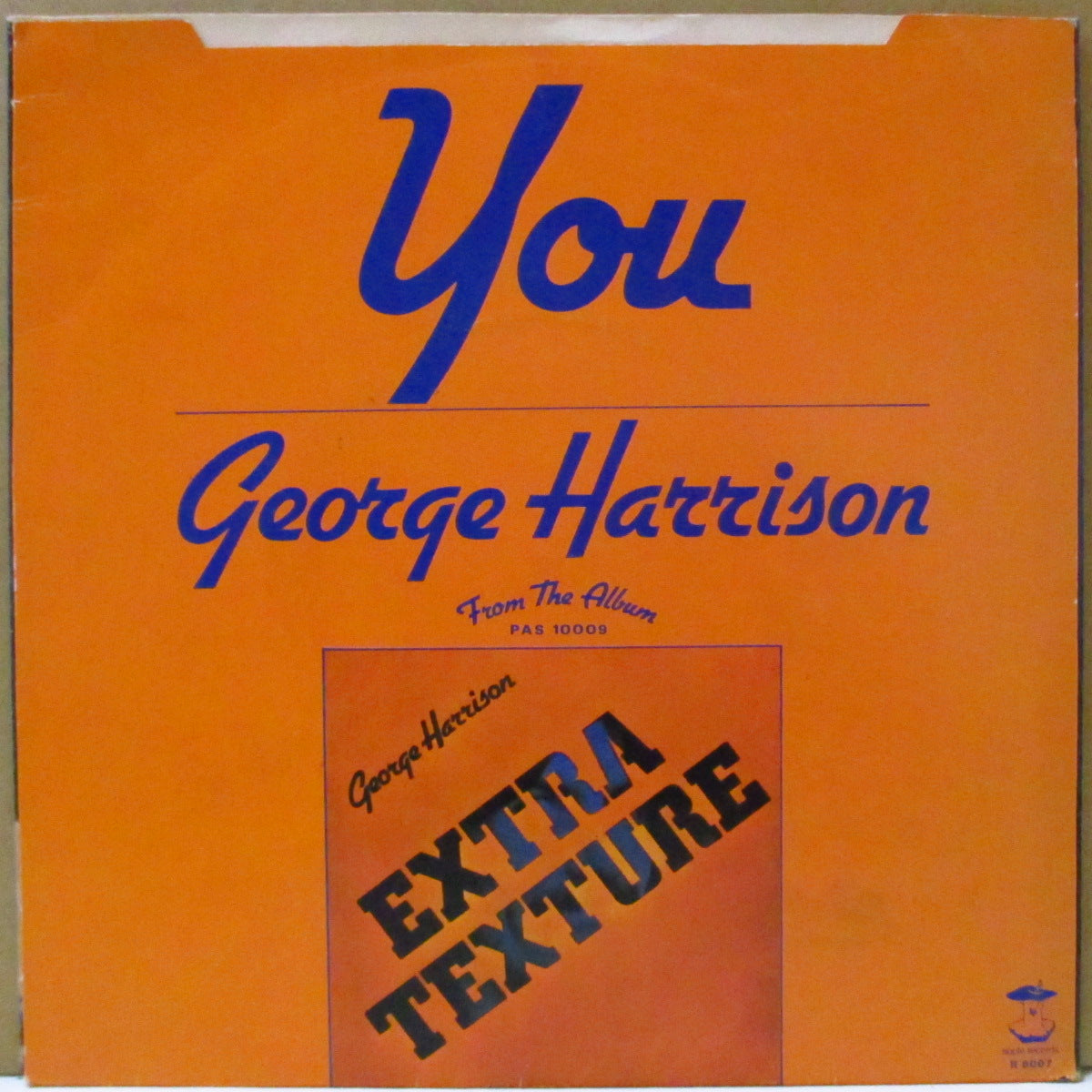 GEORGE HARRISON (ジョージ・ハリスン) - You (UK '75 オリジナル 7インチ+光沢固紙ジャケ)