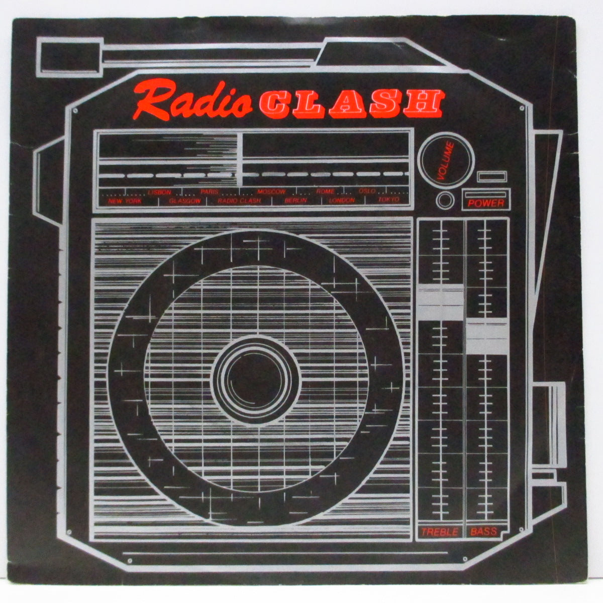 CLASH, THE (ザ・クラッシュ) - This Is Radio Clash (UK オリジナル 7"/光沢ソフト紙折り返しジャケ) '81年14 thシングル!