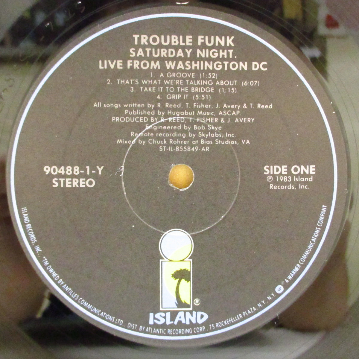 TROUBLE FUNK (トラブル・ファンク) - Saturday Night. Live From Washington DC (US '85 オリジナル LP) ライブアルバム