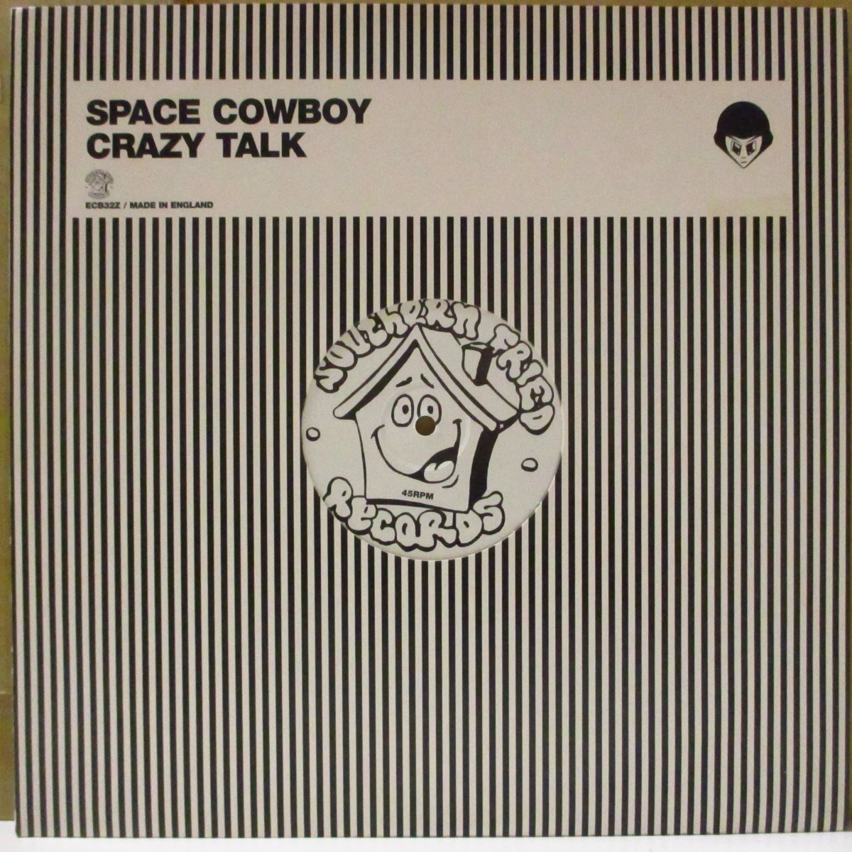 SPACE COWBOY (スペース・カウボーイ) - Crazy Talk - Remixes (UK '03 オリジナル 12インチ/レアステッカー付き光沢ジャケ)