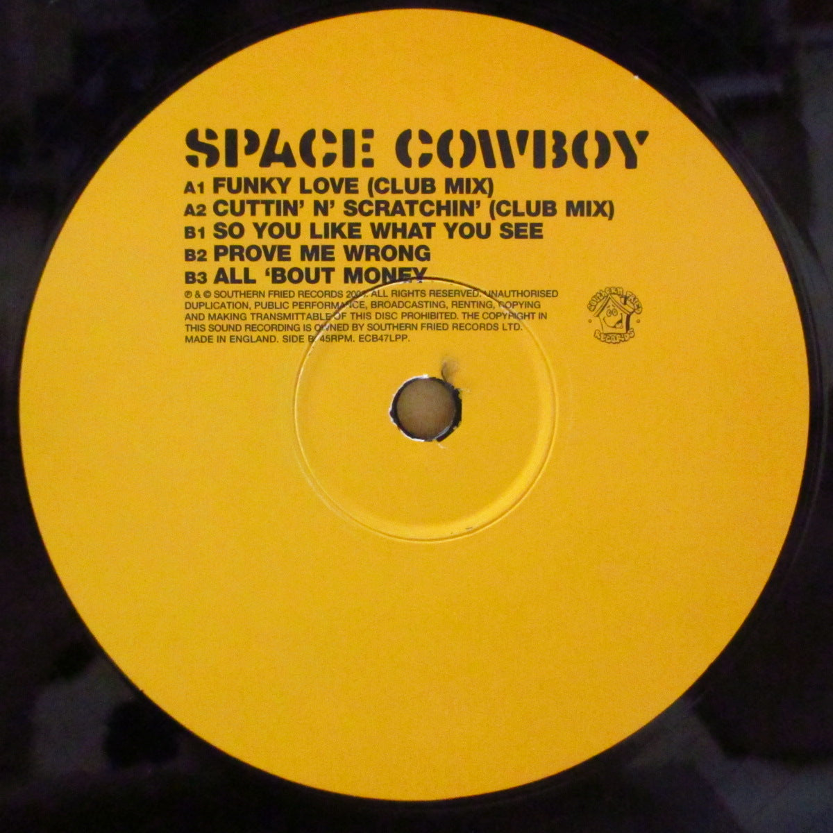 SPACE COWBOY (スペース・カウボーイ) - Across The Sky Sampler (UK '03 オリジナル33回転5曲入り 12インチ)