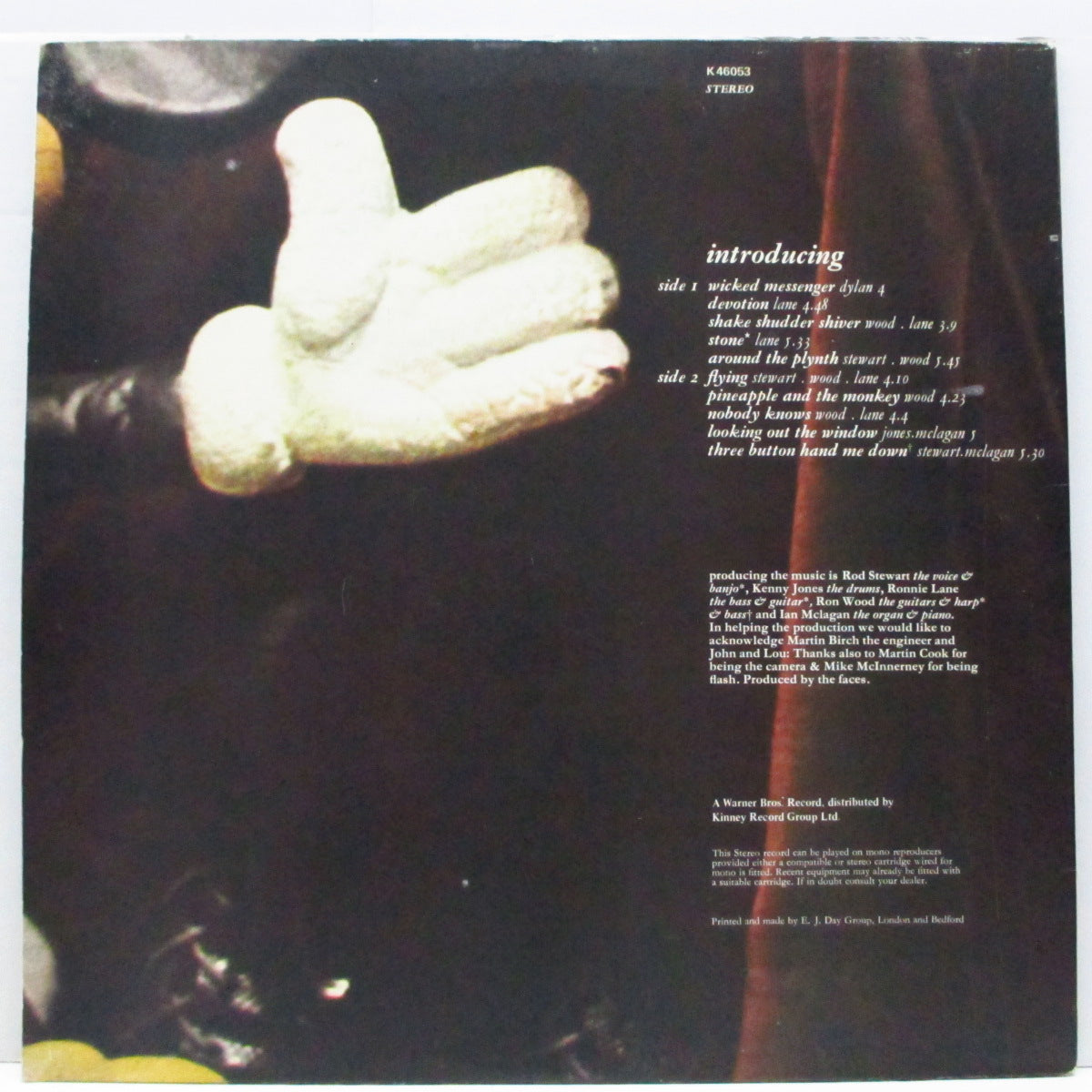 FACES (フェイセス) - The First Step (UK '71 セカンドプレス「緑ラベ」LP+見開ジャケ/K 46053)