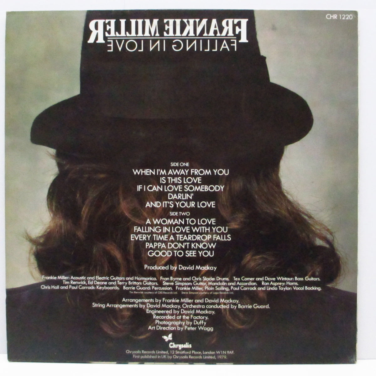 FRANKIE MILLER (フランキー・ミラー) - Falling In Love (UK オリジナル LP)