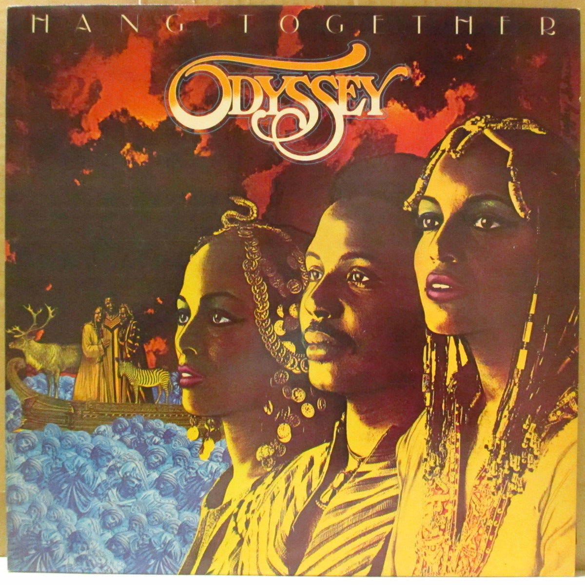 ODYSSEY (オデッセイ) - Hang Together (UK '80 オリジナル・ステレオ LP+歌詞インサート)ディスコ・ブラコン隠れ名作!