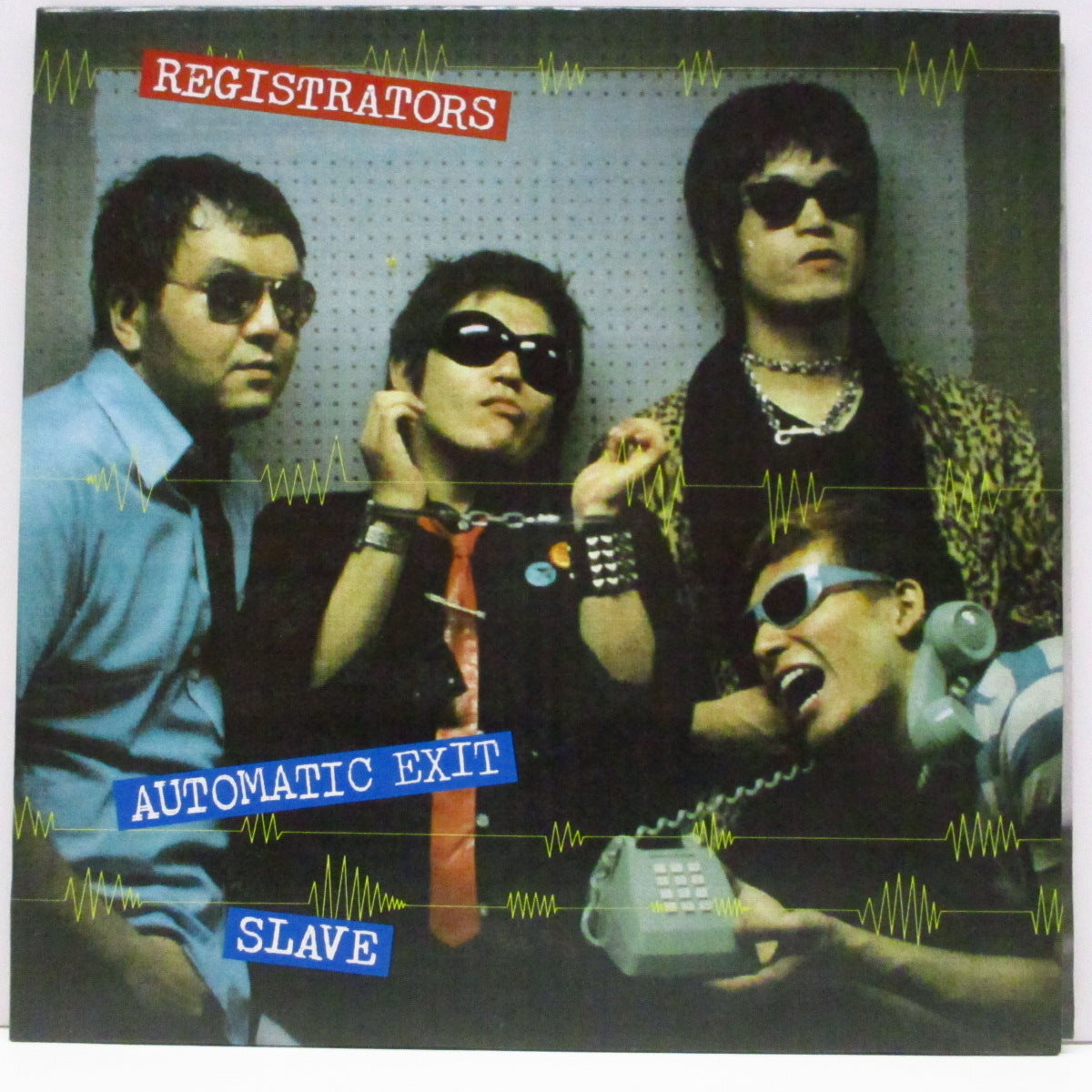 REGISTRATORS (レジストレーターズ) - Automatic Exit (Japan '97 限定「2曲入青盤」 7"+ポスター/「ナンバリング入り」光沢固紙ジャケ)