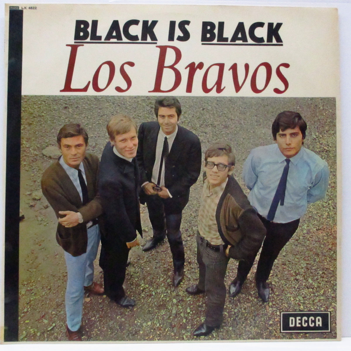 LOS BRAVOS (ロス・ブラボス) - Black Is Black (UK オリジナル「モノラル」LP/C表面コーティングジャケ) スペインのビートグループ !