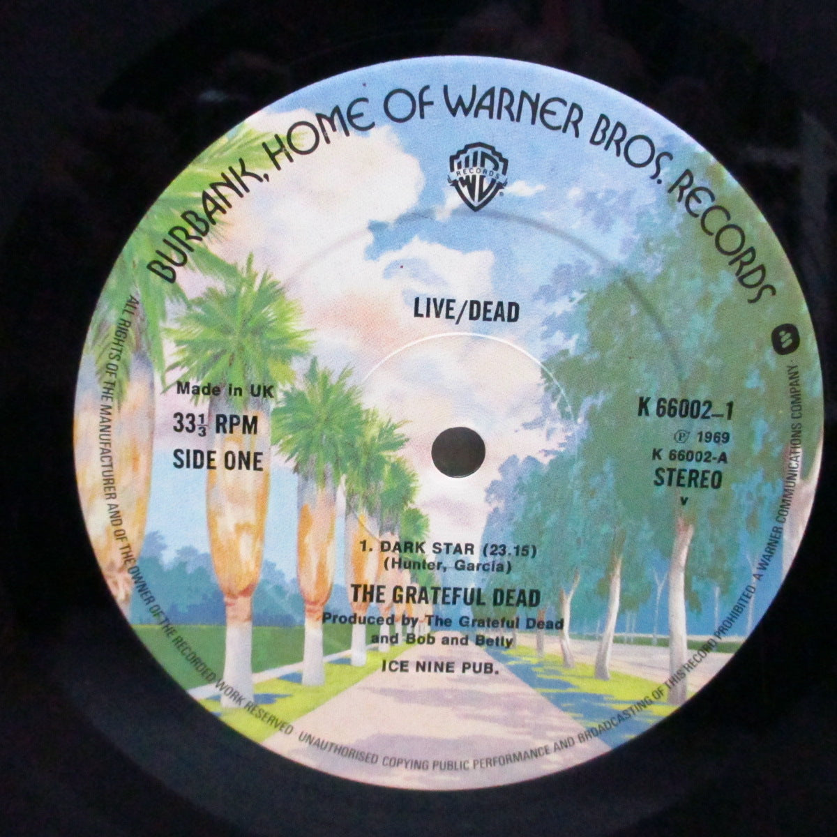 GRATEFUL DEAD (グレイトフル・デッド) - Live / Dead (UK 70's 再発「Wロゴ有、バーバンクラベ」2xLP+見開きジャケ/K 66002)