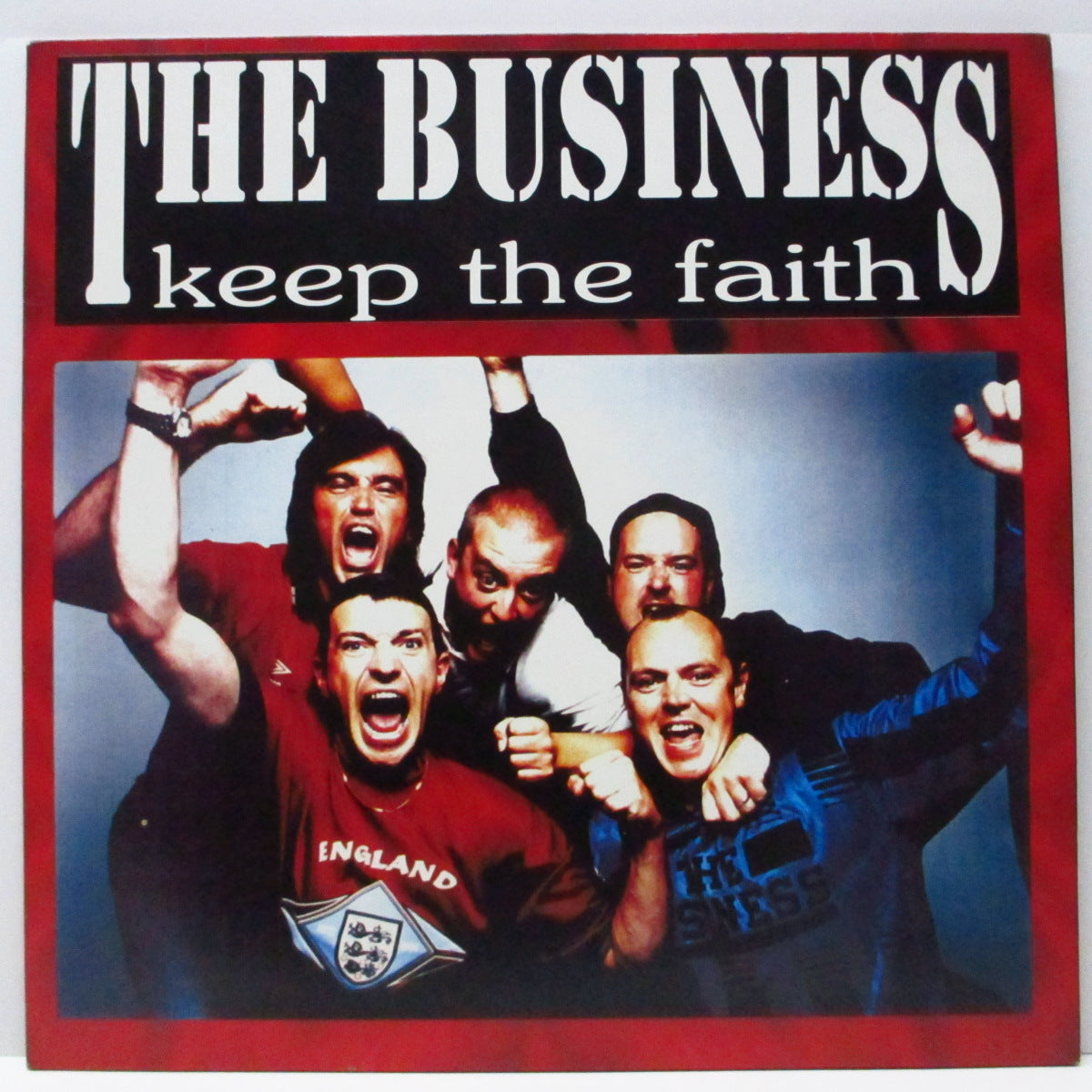 BUSINESS, THE (ザ・ビジネス) - Keep The Faith (German オリジナル LP+インナー/「メンバー5人写真」ジャケ)