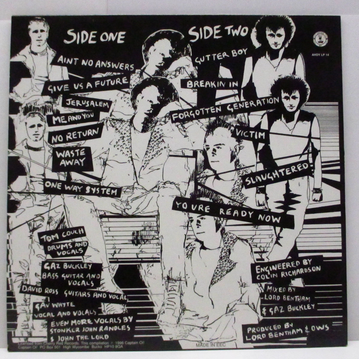 ONE WAY SYSTEM (ワンウェイ・システム) - All Systems Go (UK '96 再発「黒盤」 LP+インサート/AHOY LP 14) '83年ファースト!