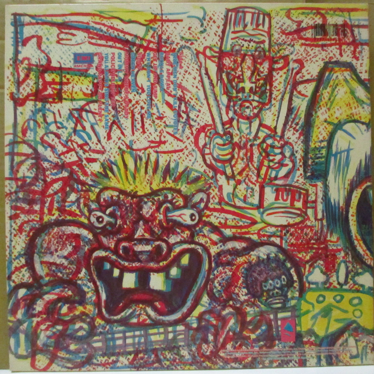 RED HOT CHILI PEPPERS (レッド・ホット・チリ・ペッパーズ) - S.T. <1st> (US オリジナル LP+ソフト紙インナー/プロモスタンプ付き光沢ジャケ)