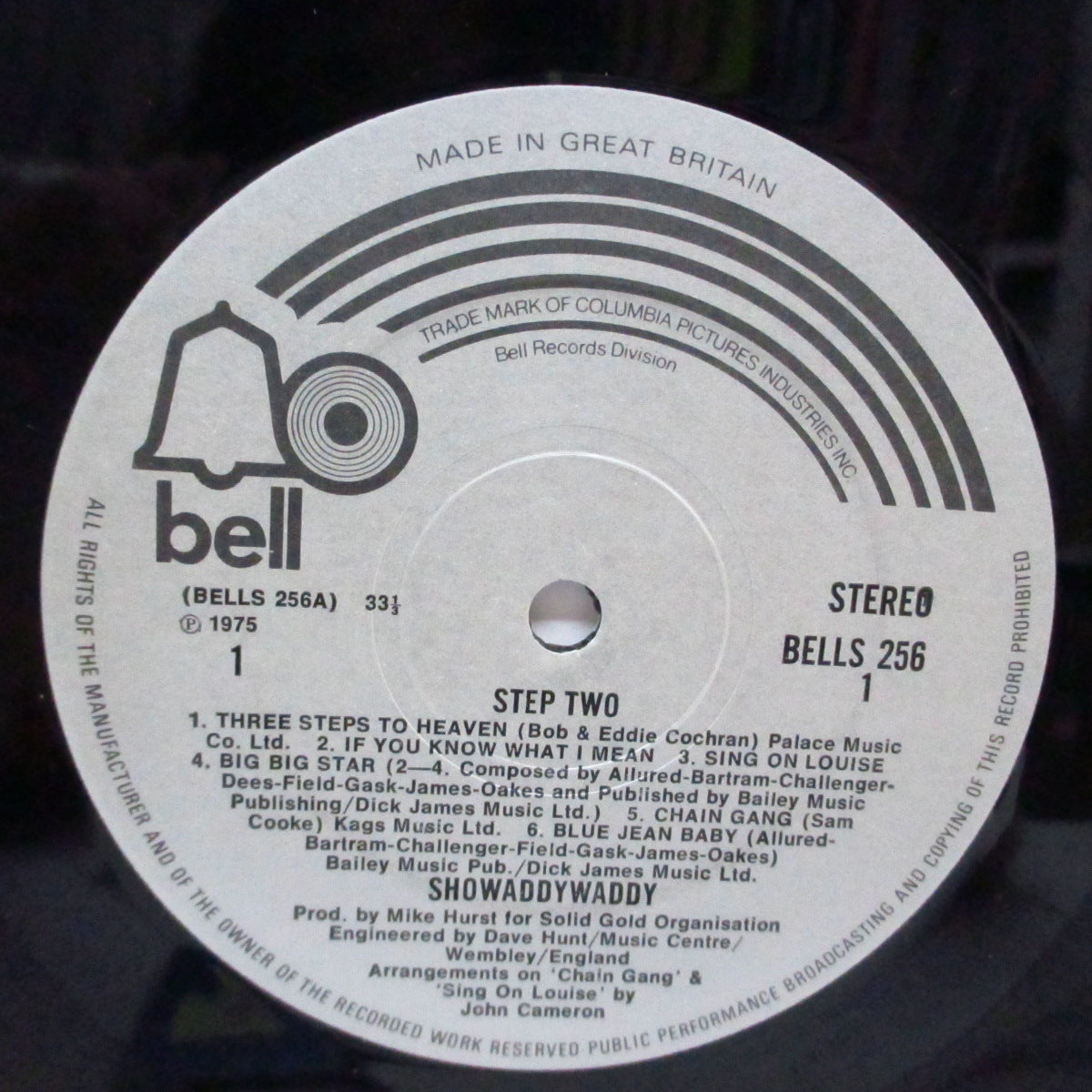 SHOWADDYWADDY (ショワディワディ) - Step Two (UK オリジナル「銀ラベ」LP/コーティングジャケ)