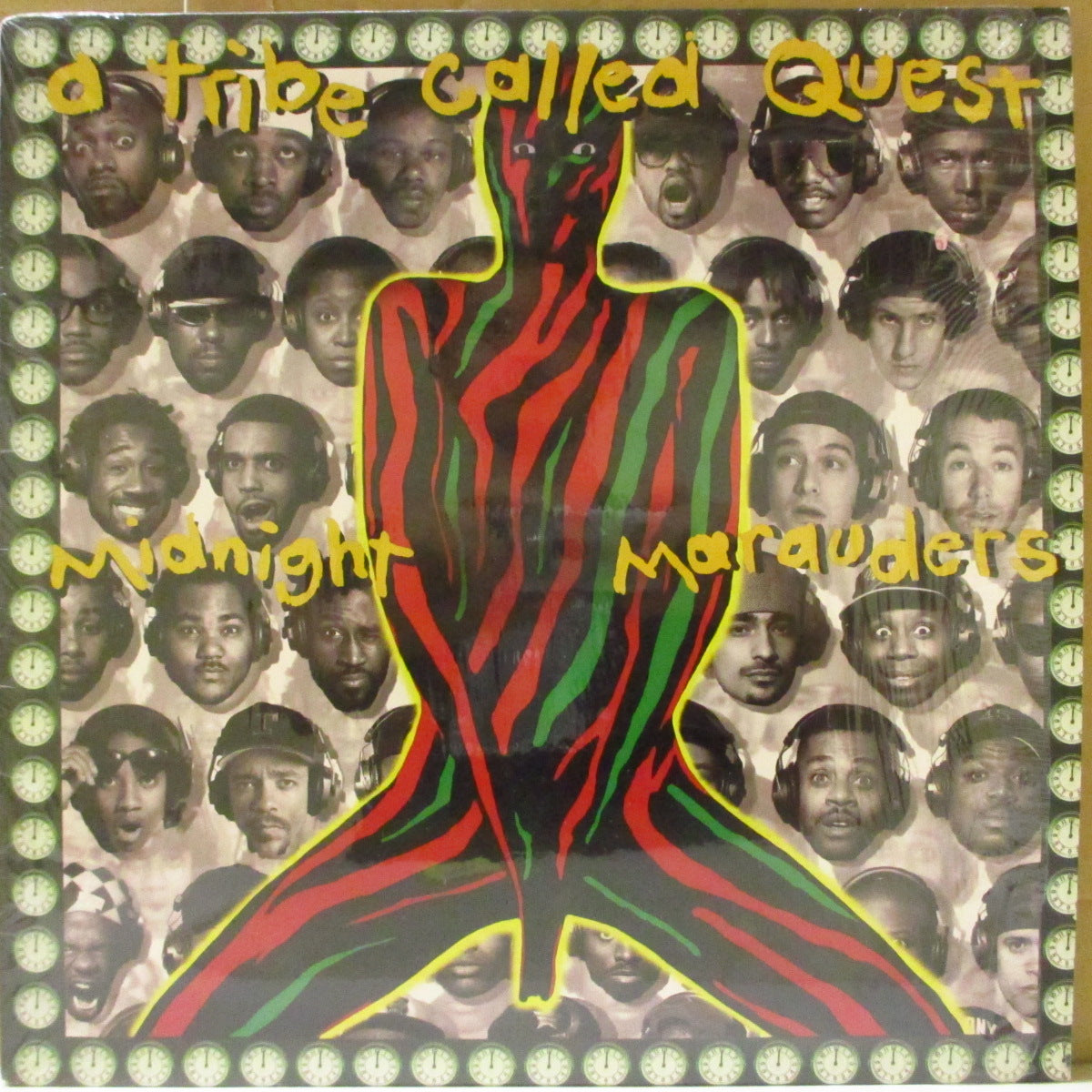A TRIBE CALLED QUEST (ア・トライブ・コールド・クエスト) - Midnight Marauders (US '93 オリジナル「緑ラベ」 LP+バーコードあり光沢ジャケ/インナー欠) 3rdアルバム