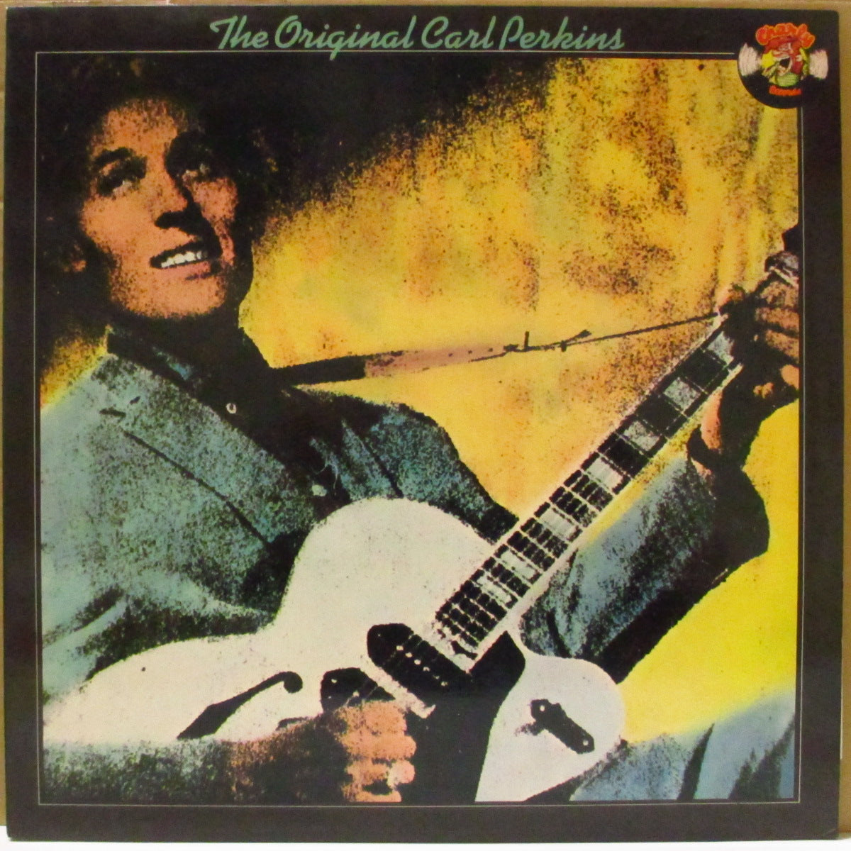 CARL PERKINS (カール・パーキンス) - The Original Carl Perkins (UK 80's 再発「青・クリーム・ラベ」モノラル LP/両面コーティング・ジャケ) '55〜'57年SUN社録音黄金期のベスト・コンピ!