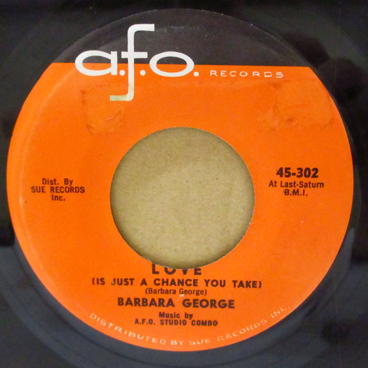 BARBARA GEORGE (バーバラ・ジョージ) - I Know / Love (Is Just A Chance You Take) (US '61 オリジナル「黒&オレンジラベ・バージョン」7インチ) ノーザンPOP名曲!