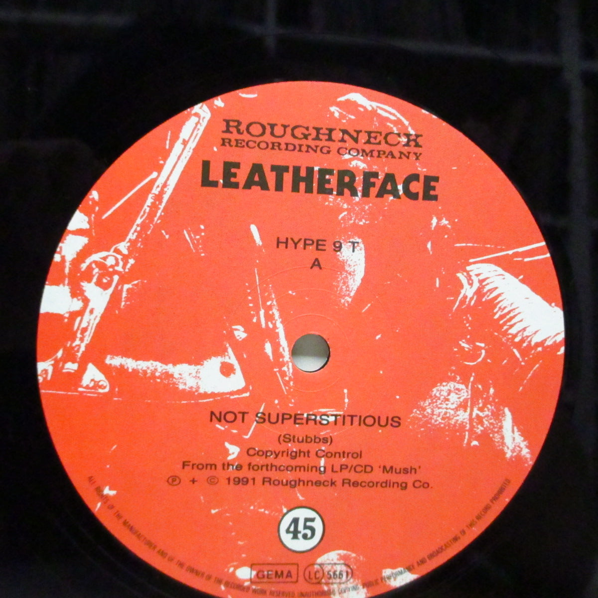 LEATHERFACE (レザーフェイス) - Not Superstitious +2 (UK オリジナル 12") アルバム「Mush」からの先行カット !