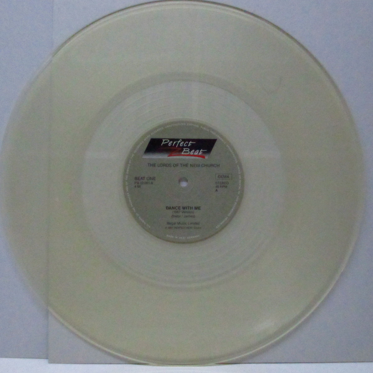 LORDS OF THE NEW CHURCH, THE (ローズ・オブ・ザ・ニュー・チャーチ) - Dance With Me 1987 Version (German 限定「クリアヴァイナル」 12")