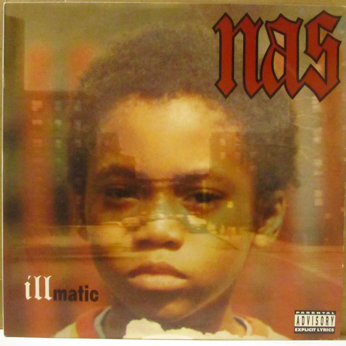 NAS (ナズ) - Illmatic (US '94 オリジナル LP+ソフト紙インナー) 名作1stアルバム