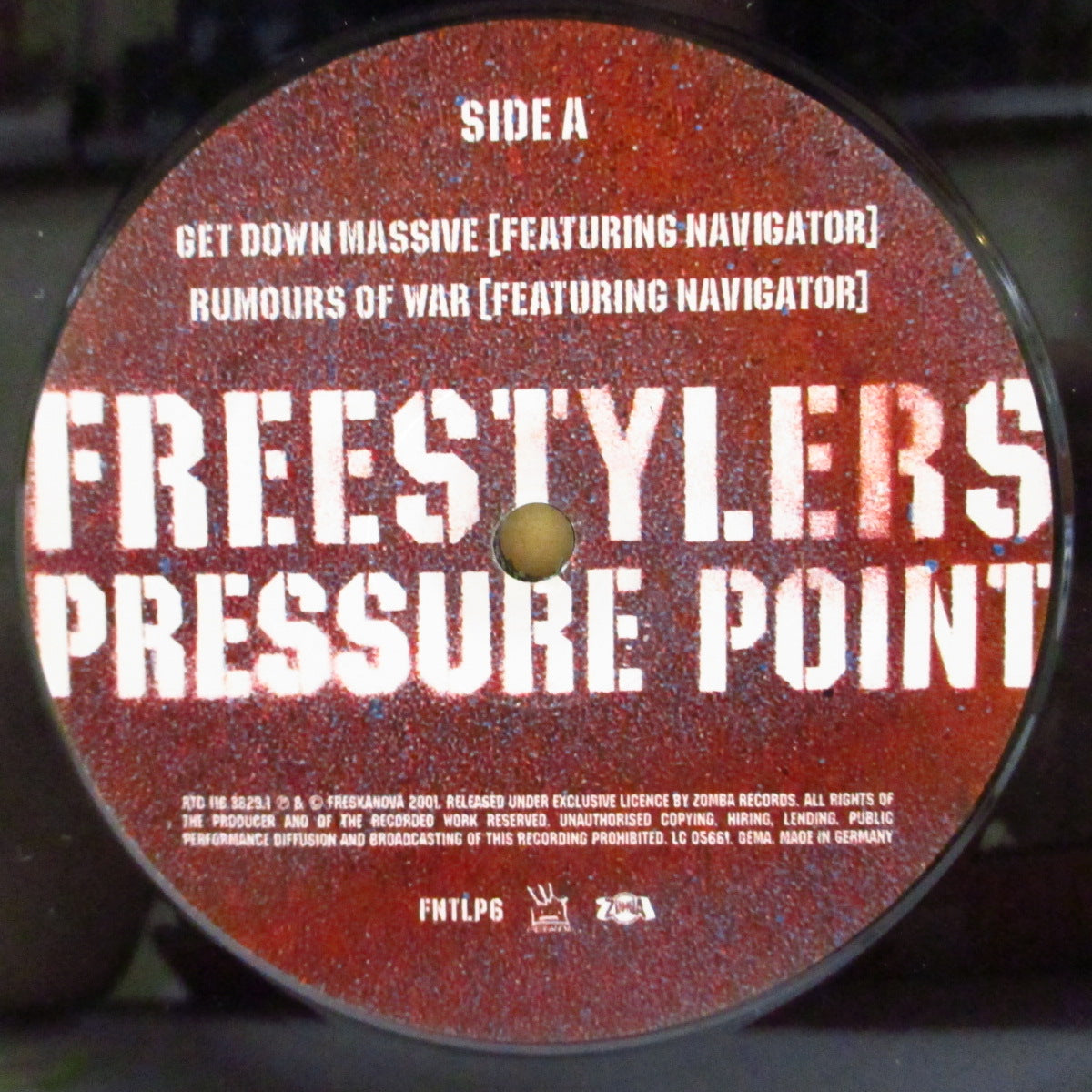 FREESTYLERS (フリースタイラーズ) - Pressure Point (UK '01 オリジナル 3xLP+3x固紙インナー) 2ndアルバム
