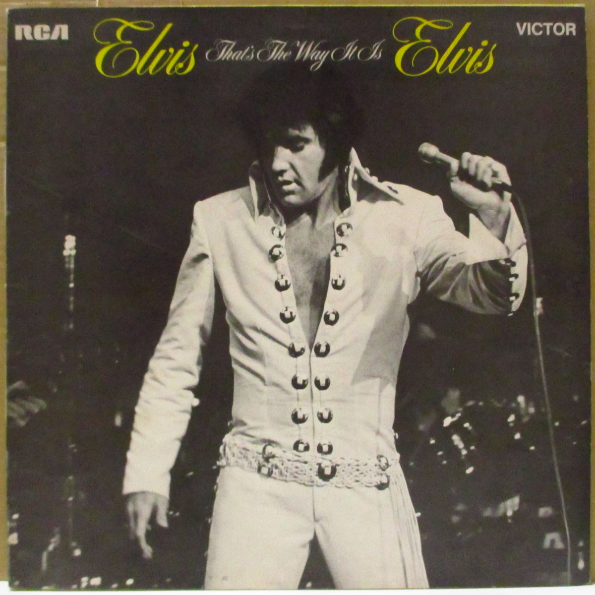 ELVIS PRESLEY (エルヴィス・プレスリー) - That's The Way It Is (UK '71 オリジナル・ステレオ LP/コーティング無ジャケ) ドキュメンタリー映画のサントラ