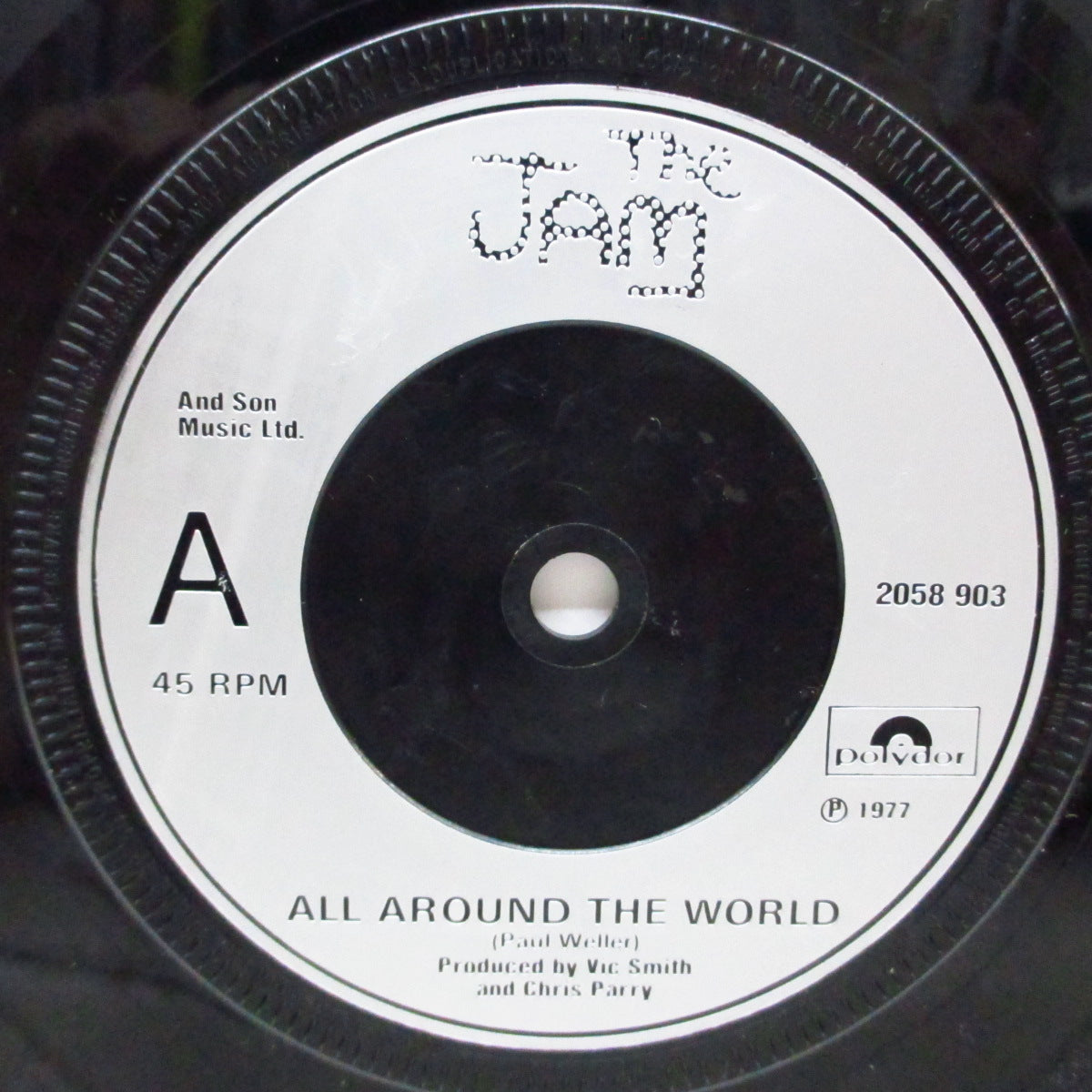 JAM, THE (ザ・ジャム) - All Around The World (UK '83 再発「フランス語リム」 7"+PS)
