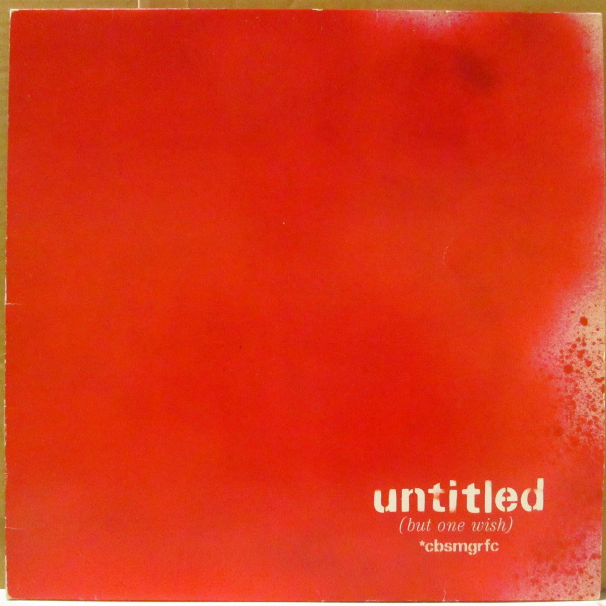 CUBISMO GRAFICO (キュービズモ・グラフィコ) - Untitled - But One Wish (Japan '02 オリジナル LP+インサート) 2ndアルバム