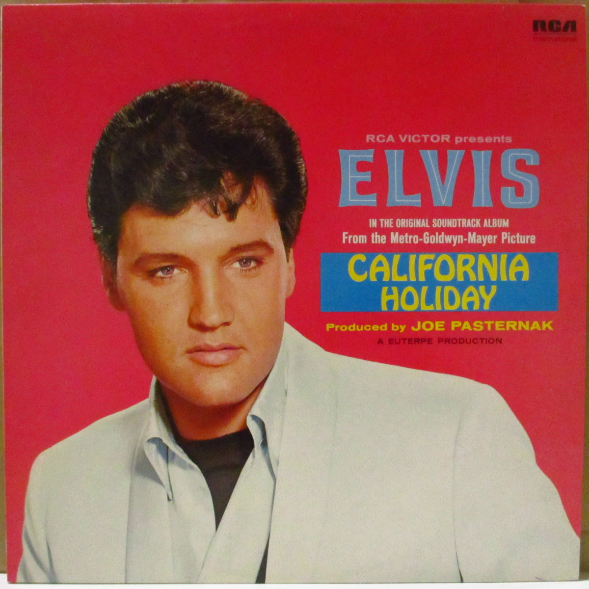 ELVIS PRESLEY (エルヴィス・プレスリー) - California Holiday (Spinout) UK '80 再発「グリーン・ラベ」ステレオ LP) '66年主演映画「カリフォルニア万才」サントラ