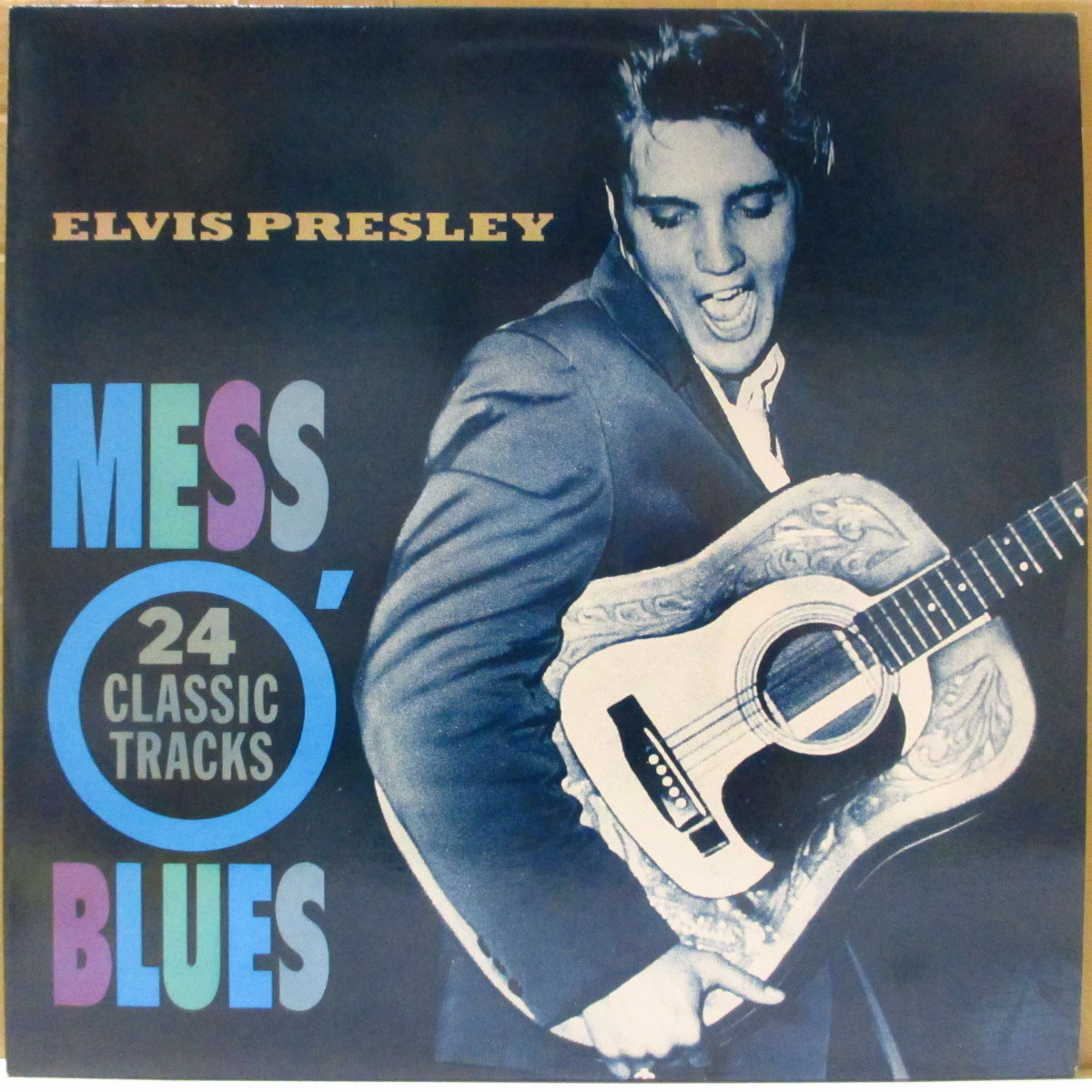 ELVIS PRESLEY (エルヴィス・プレスリー) - Mess O'Blues : 24 Classic Tracks (UK '88 正規再発ステレオLPx2枚組)RCA正規ライセンス珍盤!