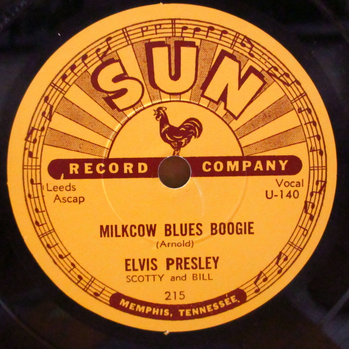 ELVIS PRESLEY (エルヴィス・プレスリー) - Milkcow Blues Boogie (EU '17 正規限定再発78回転10インチ・シングル)