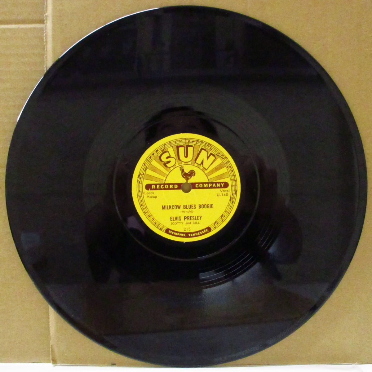 ELVIS PRESLEY (エルヴィス・プレスリー) - Milkcow Blues Boogie (EU '17 正規限定再発78回転10インチ・シングル)