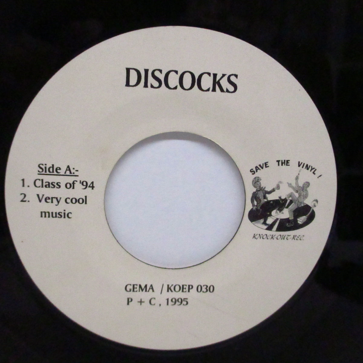 DISCOCKS, THE (ザ ・ディスコックス) - Class Of '94 (German '95 オリジナル4曲入り 7"/マットソフト紙ジャケ) セカンド!