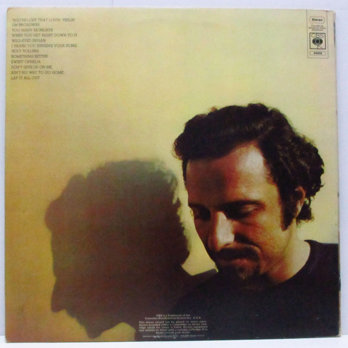 BARRY MANN (バリー・マン) - Lay It All Out (UK オリジナル LP/光沢見開きジャケ) '71年セカンド・アルバム、バリーマンの最高傑作 !