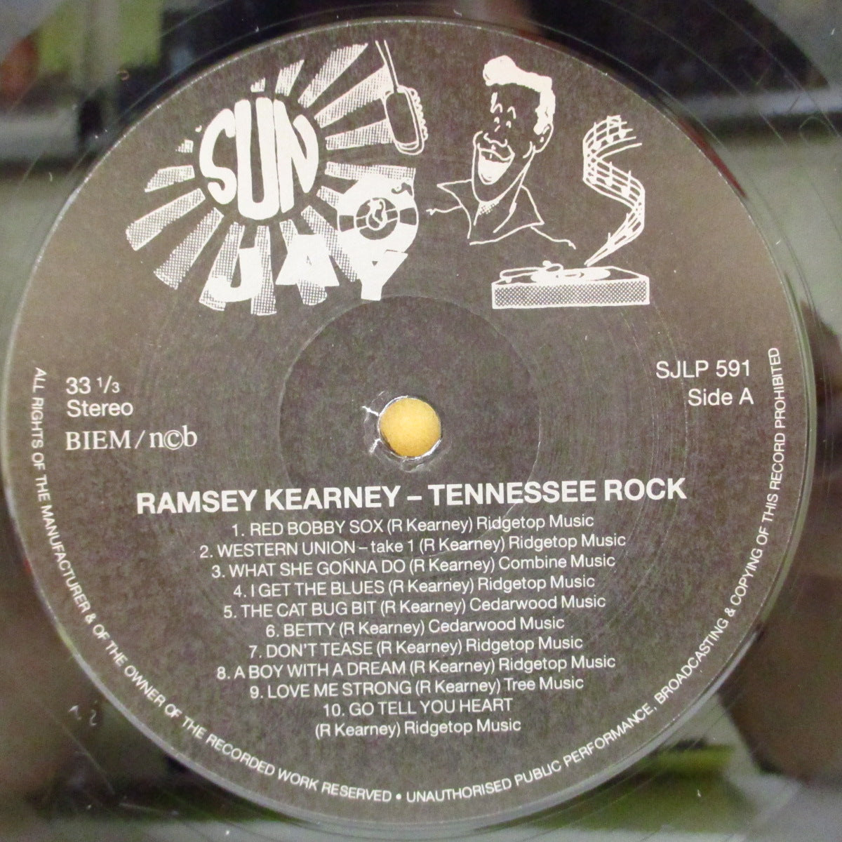 RAMSEY KEARNEY (ラムジー・カーニー) - Tennessee Rock (スウェーデン '90 正規オリジナル・モノラル LP)カントリーロッカー、レアコンピ。