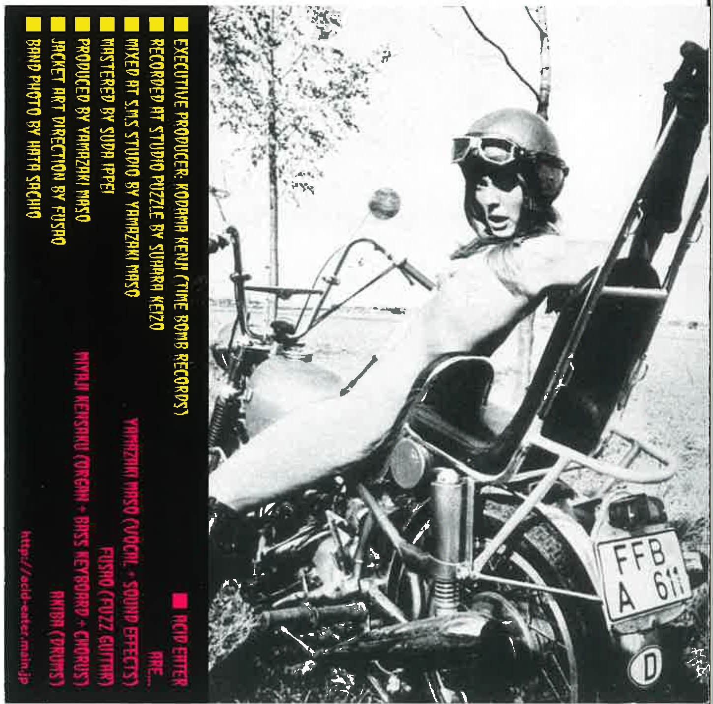 ACID EATER (アシッド・イーター) - Black Fuzz On Wheels (Japan タイムボム 限定 CD/New) '10年セカンド・アルバム!