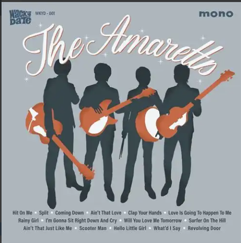 AMARETTS, THE (ジ・アマレッツ) - The Amaretts (日本自主制作 15曲入りCD /New) 大阪(ケイハン)マージービート'25年15曲入りデビューアルバム!