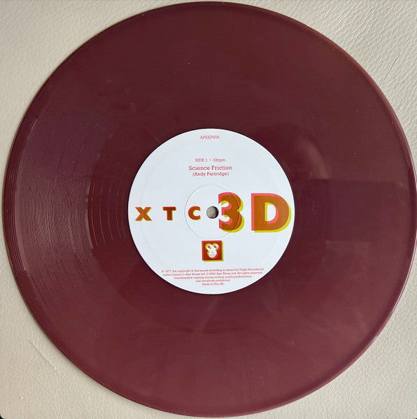 XTC - 3D・EP (UK 正規限定再発3曲入り「エコジャズ・カラーヴァイナル」 10インチ/NEW) '77年デビューEP