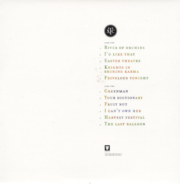 XTC - Apple Venus Volume One (UK 正規限定再発200グラム重量 LP/NEW) '99年11thアルバム