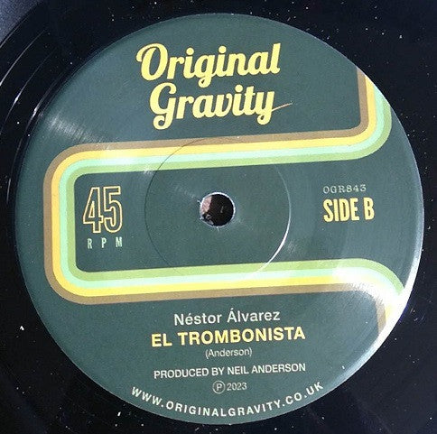 ABRAM & NÉSTOR / Néstor Álvarez (ルチート & ネスター / ネスター・アルヴァレズ) - Four Minutes Of Funk / El Trombonista (UK 限定 7"/New)