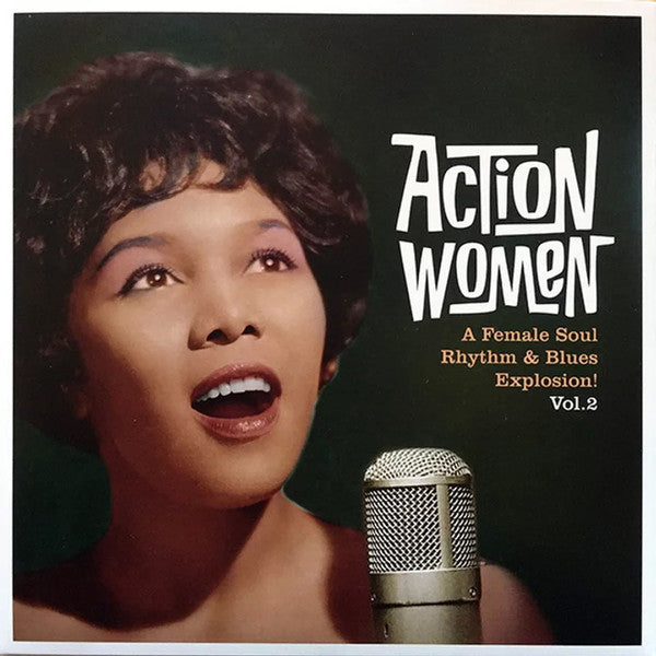 V.A. (アーリー60's レディースR&B-SOUL 4曲入7"EPシリーズ) - Action Women Vol.2 (Spain 限定4曲入りジャケ付き 7インチEP /New)