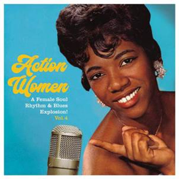 V.A. (アーリー60's レディースR&B-SOUL 4曲入7"EPシリーズ) - Action Women Vol.4 (Spain 限定4曲入りジャケ付き 7インチEP /New)