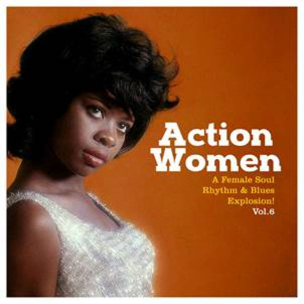 V.A. (アーリー60's レディースR&B-SOUL 4曲入7"EPシリーズ) - Action Women Vol.6 (Spain 限定4曲入りジャケ付き 7インチEP /New)