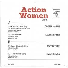 V.A. (アーリー60's レディースR&B-SOUL 4曲入7"EPシリーズ) - Action Women Vol.6 (Spain 限定4曲入りジャケ付き 7インチEP /New)