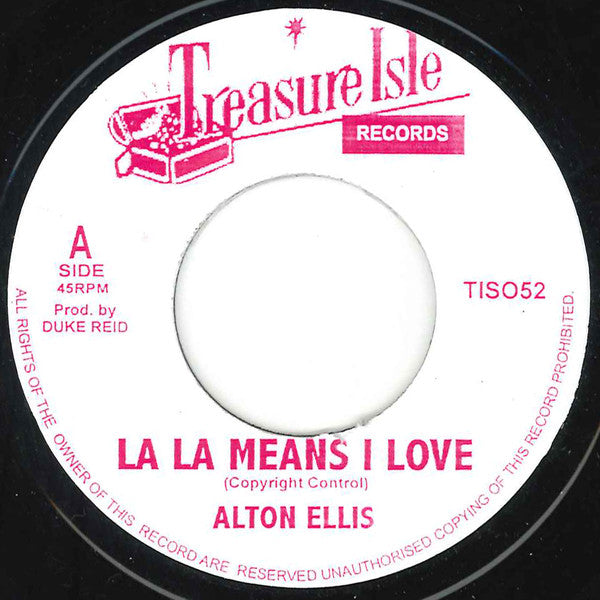ALTON ELLIS / THE MELODIANS (アルトン・エリス / ザ・メロディアンズ) - La La Means I Love / Passion Love (UK 限定再発 7"/New)