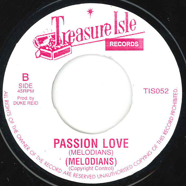 ALTON ELLIS / THE MELODIANS (アルトン・エリス / ザ・メロディアンズ) - La La Means I Love / Passion Love (UK 限定再発 7"/New)